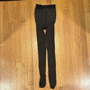 Donna Karan Dark Brown Hosiery Tights Size Medium
